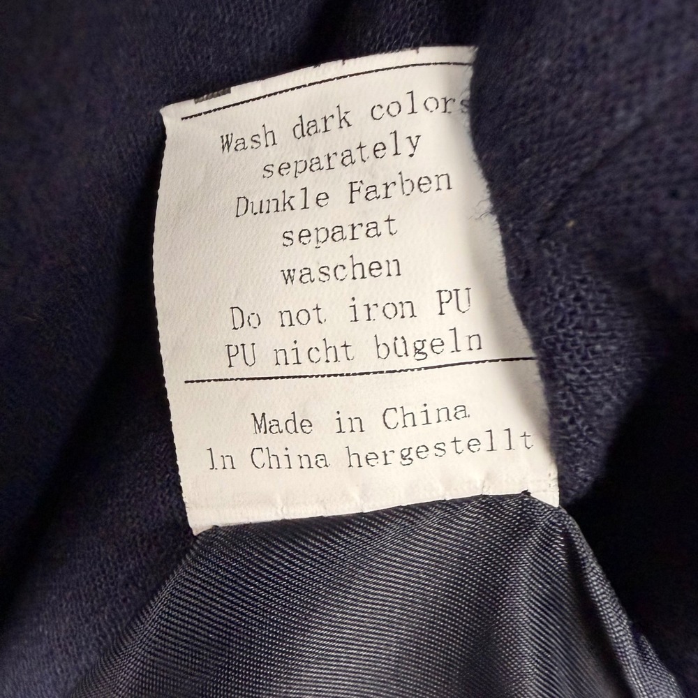 Paul Jones Mens Navy Blue Linen Blend 2-Button Blazer Jacket 2XL PJ0044-1 - Picture 5 of 7